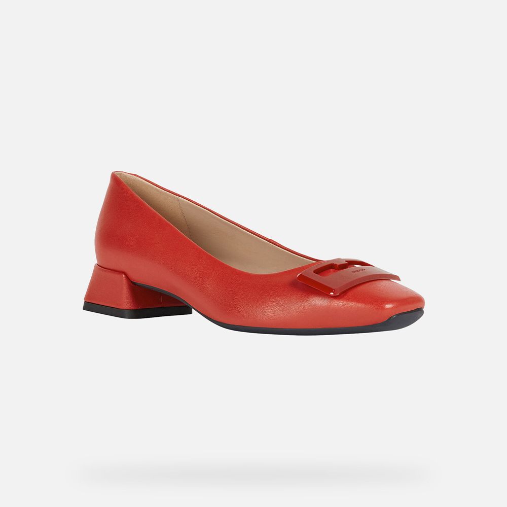 Ballerines Geox Vivyanne - Rouge - Femme 193752-BXE